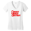 funny  wtf, ideal birthday present or gift Women's V-Neck T-Shirt