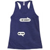 I am Hungry Me Too Mom and Baby Talking Racerback Tank