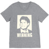charlie sheen   winning   official V-Neck Tee