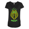 owls are a hoot Maternity Scoop Neck T-shirt