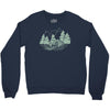 Camping Green Crewneck Sweatshirt