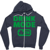 drink mode on (2) Zipper Hoodie