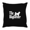 the dogfather thai bangkaew white Throw Pillow