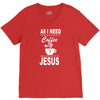 coffee and jesus V-Neck Tee