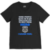police officers dad V-Neck Tee