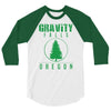 gravity falls oregon pine 3/4 Sleeve Shirt