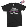 Dear Parents Tag You're It Love Teachers Women's Exclusive T-shirt