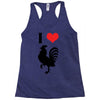 i love cock Racerback Tank