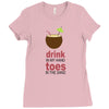 drink in my hand Ladies Fitted T-Shirt