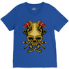 skull axe V-Neck Tee