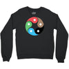 zentao symbol as evolution of the tao (yin yang) Crewneck Sweatshirt