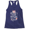 Though She Be But Little She Is Fierce Racerback Tank