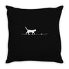 rope heart cat Throw Pillow
