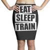 v5 eat sleep train Pencil Skirts