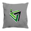 puzzled putter Throw Pillow