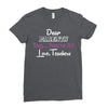 Dear Parents Tag You're It Love Teachers Women's Ladies Fitted T-Shirt