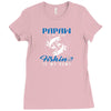 Papaw is my Name Fishing Is My Game Ladies Fitted T-Shirt