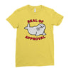 seal of approval Ladies Fitted T-Shirt