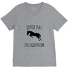 j'peux pas j'ai &eacute;quitation V-Neck Tee