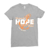 We Have This Hope As an Anchor Uterine-Endometrial Cancer Awareness Ladies Fitted T-Shirt