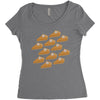 ugly pumpkin pie Women's Triblend Scoop T-shirt
