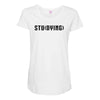 Studying Maternity Scoop Neck T-shirt