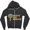 books are murder Zipper Hoodie