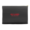 meat is murder Accessory Pouches