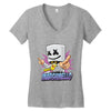 marshmello Women's V-Neck T-Shirt