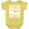black guns matter Baby Onesie