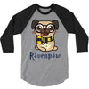 ravenpaw pug 3/4 Sleeve Shirt