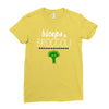 biceps &amp; broccoli! Ladies Fitted T-Shirt