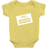 my name is awesome Baby Onesie