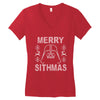 merry sithmas Women's V-Neck T-Shirt
