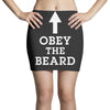 obey the beard funny Mini Skirts