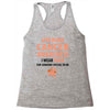 wear peach for uterine cancer Racerback Tank