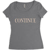 continue Women's Triblend Scoop T-shirt