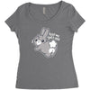 soft ass Women's Triblend Scoop T-shirt