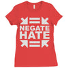 negate hate Ladies Fitted T-Shirt