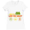 camp fire swamp Ladies Fitted T-Shirt