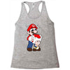 mario licking toad Racerback Tank