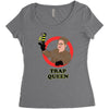 trap queen Women's Triblend Scoop T-shirt