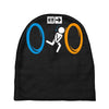 portal bathroom parody video game Baby Beanies