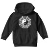 i ching ying and yang Youth Hoodie