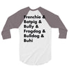frenchies united 3/4 Sleeve Shirt