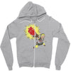 zombie link Zipper Hoodie