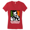mcgregor the notorious ireland Women's V-Neck T-Shirt