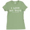 i love it when my wife lets me watch football Ladies Fitted T-Shirt
