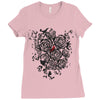 rosebud Ladies Fitted T-Shirt