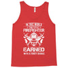 The Title Firefighter Not Earned From Fancy Degree Tank Top